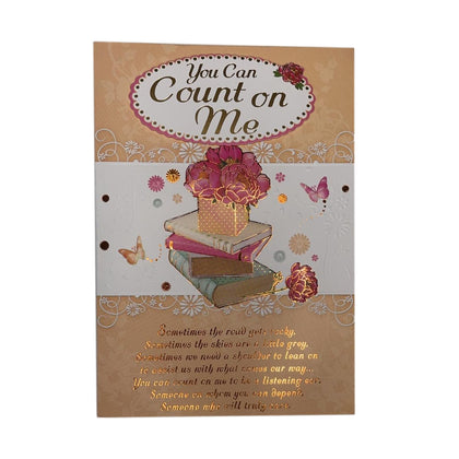 You Can Count On Me Soft Whispers Card