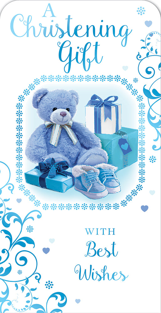 A Christening Gift for Baby Boy Luxury Gift Money Wallet Card