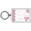 Thank You For Being You Celebrity Style World's Best Keyring