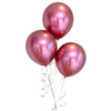 Bag of 50 Metallic Red Colour 12" Latex Balloons