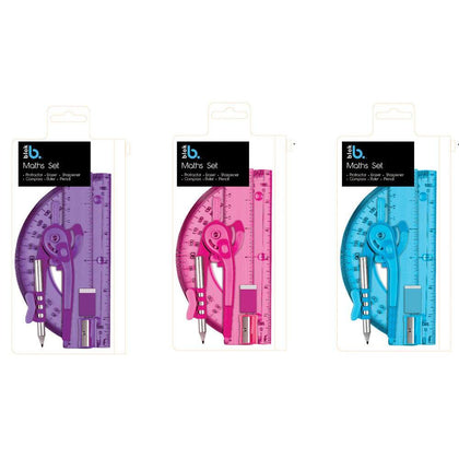Blok Maths Stationery Set In Clear Case