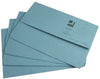 Pack of 50 Foolscap Blue Document Wallets