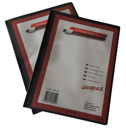A4 Presentation Display Book 40 Pockets (80 Views) by Janrax