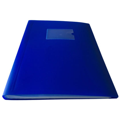 A4 Blue Flexible Cover 20 Pocket Display Book