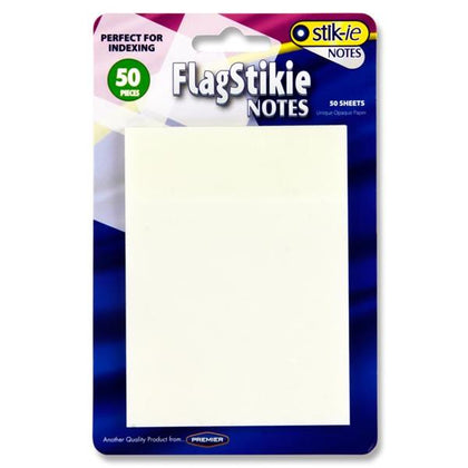 Pack of 50 70 x 96mm Clear Transparent Sticky Notes by Stik-ie