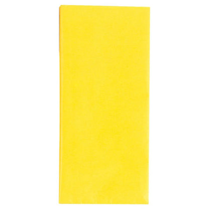 Yellow Crepe Paper Folded 1.5m x 50cm