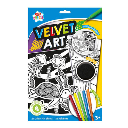 Pack of 2 Velvet Art Sheets