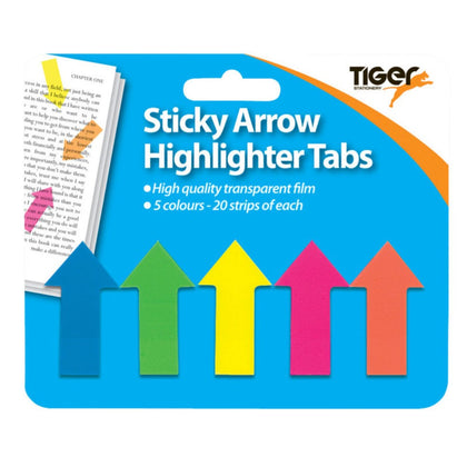 100 Sticky Arrow Highlight Tabs