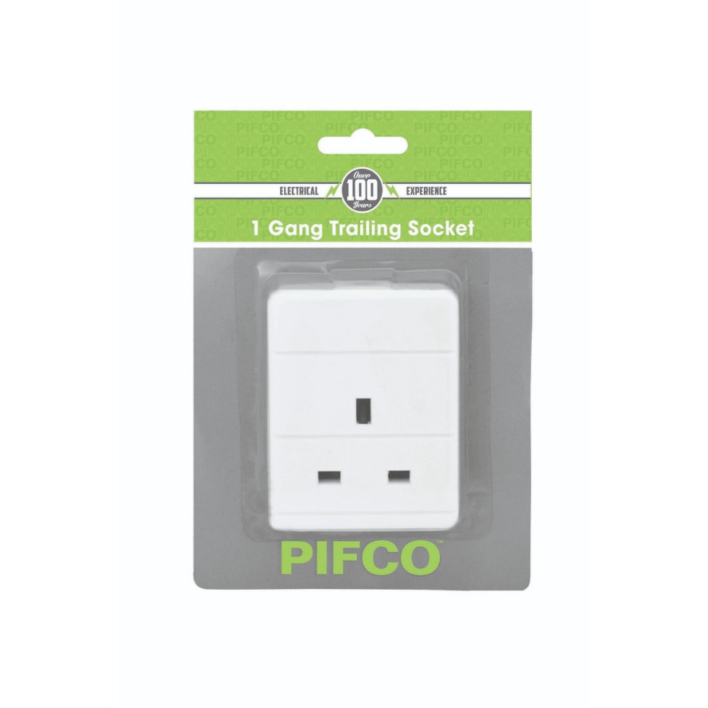 1 Gang Trailing Socket by Pifco