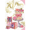 To a Special Mum On Your 70th Birthday Celebrity Style Greeting Card