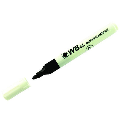 Black Whiteboard Marker Pens Bullet Tip (Pack of 10) WB15 804032