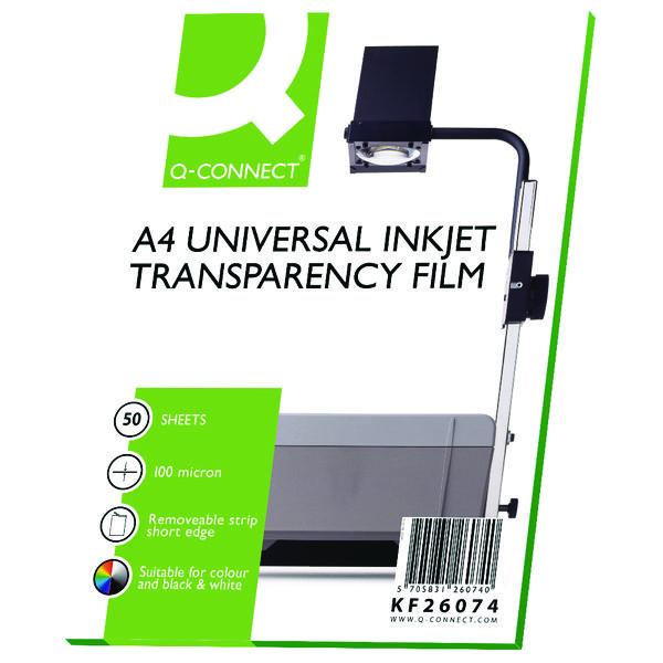 Pack of 50 Inkjet Over Head Projector Film