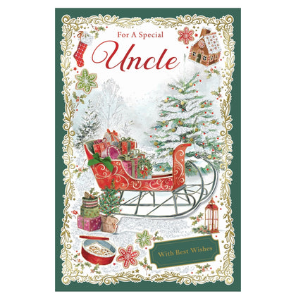For a Special Uncle With Best Wishes Christmas Card