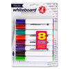 Pack of 8 Intense Colour Dry Wipe Whiteboard Markers by Pro:scribe