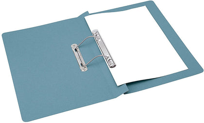Pack of 25 35mm Capacity Foolscap Blue Transfer Files