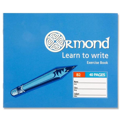 40 Pages B2 Learn To Write Copy Book by Ormond