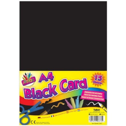 15 SHEETS BLACK ACTIVITY CARD