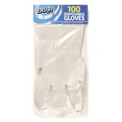 Pack of 100 Duzzit Disposable Gloves