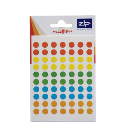 Pack of 350 8mm Assorted Colours Labels