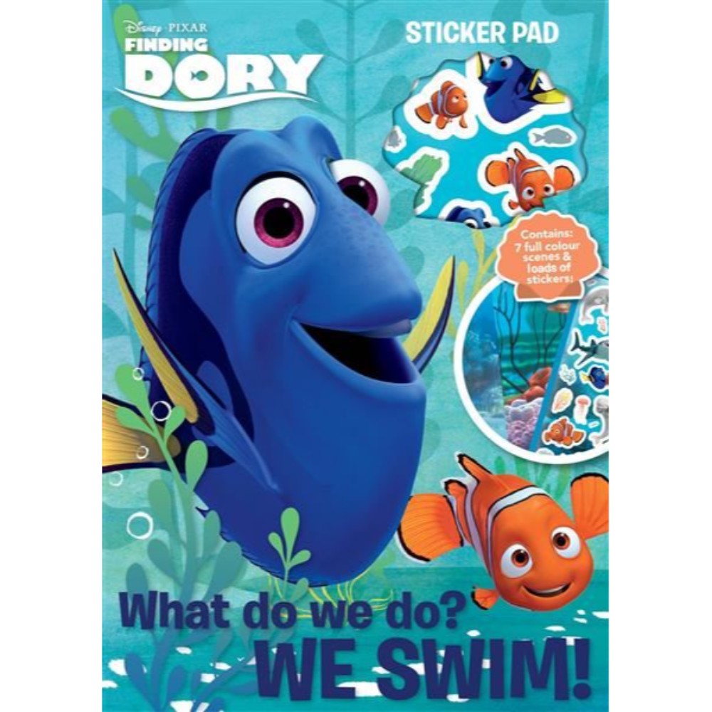 Finding Dory Sticker Pad– Choice Wholesale