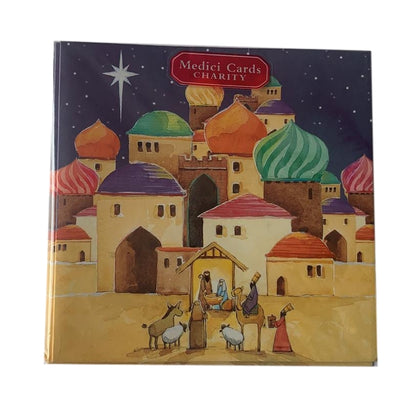 Pack of 8 'At the Stable' Design Charity Christmas Cards