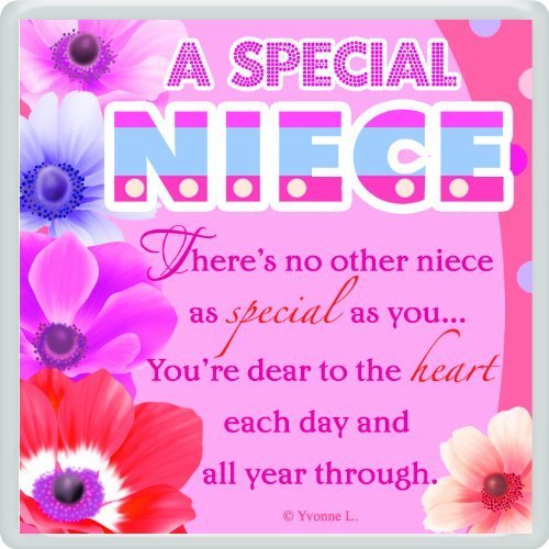 A Special Niece... Sentimental Fridge Magnet Christmas, Birthday Gift