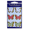 Pack of 6 Stand-Out Butterflies Embellishments by Icon Craft