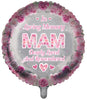 In Loving Memory Mam Round Remembrance Balloon