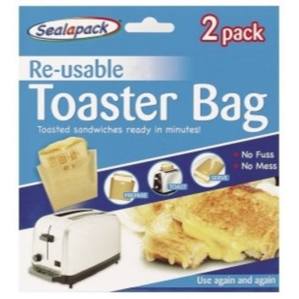 Pack of 2 Reusable Toaster Bags