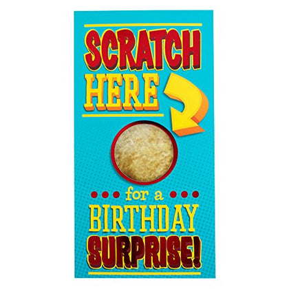 Birthday Card Scratch Here Surprise