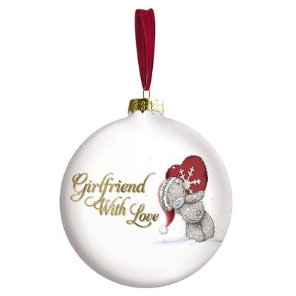 Girlfriend With Love Me to You Bear Bauble Tree Decoration