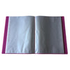 A4 Pink Flexible Cover 100 Pocket Display Book