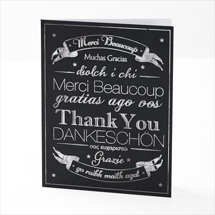 Multi-Language Design Pack of 10 Thank You Cards By Carlton