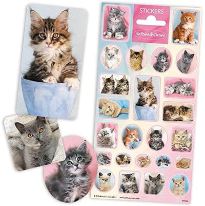 Cute Cat Stickers, Multi-Colour