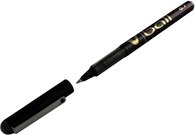 Pack of 12 Pilot Black V-Ball Rollerball Pens 0.5mm