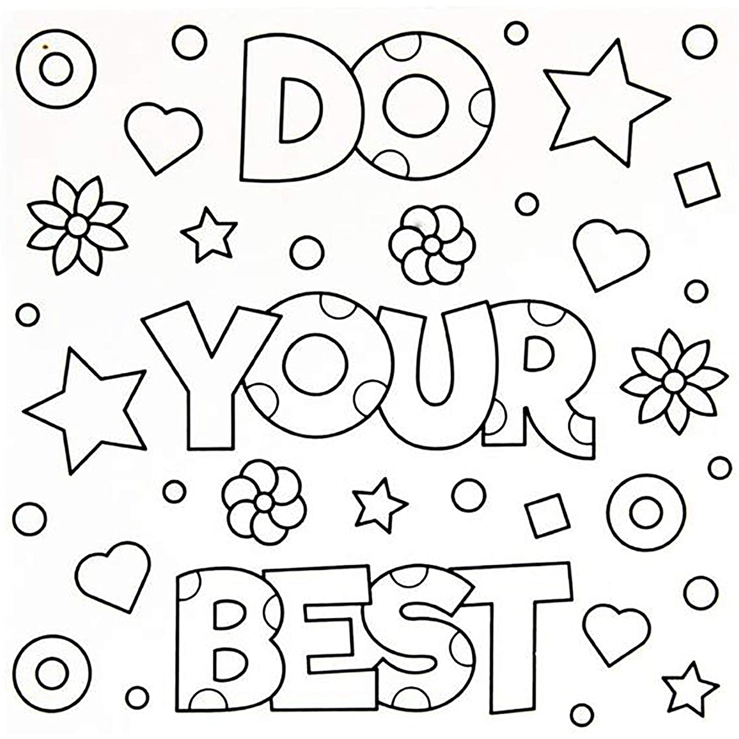 Book of 18 100x100mm Colour Your Own Mindfulness Flash Cards by World of Colour