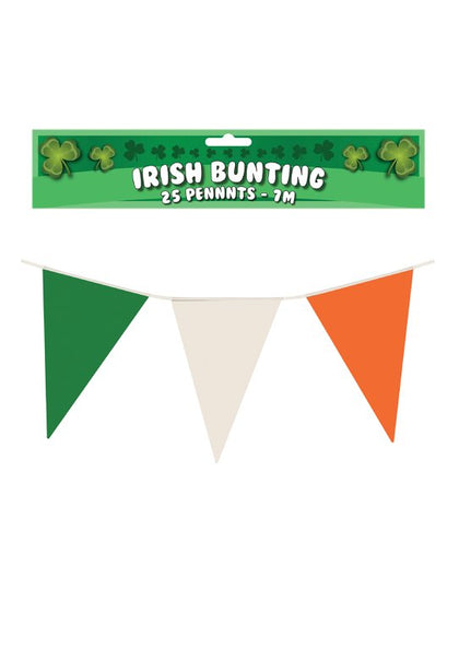 Bunting Eire Ireland 7m with 25 Pennants Nylon Banner