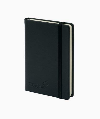Silvine Executive Soft Feel Pocket Notebook Ruled with Marker Ribbon 143x90mm Black