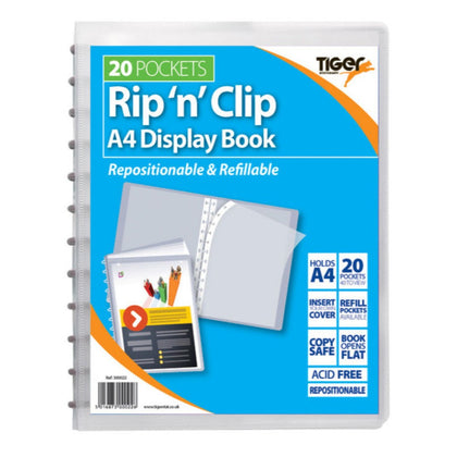 A4 Rip 'n' Clip Display Books