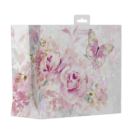 Floral Watercolour Design Meduim Female Gift Bag
