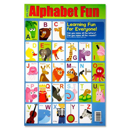 Alphabet Fun Wall Chart by Clever Kidz