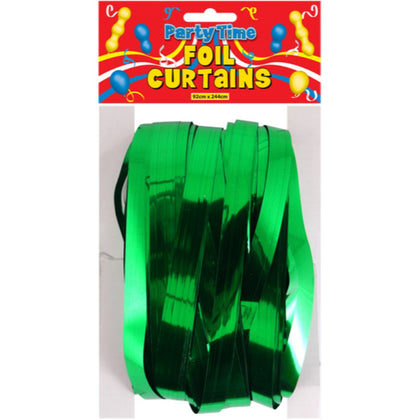 Curtain Door Foil Green 1.2Cm Cut 92 X 244Cm
