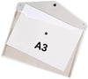 Pack of 12 A3 Clear Polypropylene Document Folders