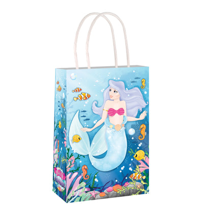 Pack of 24 Mermaid Party Bags with Handles